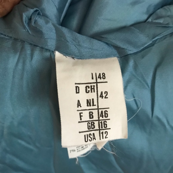 Missoni zigzag blue made in Italy Blazer sz 12 - Picture 4 of 6